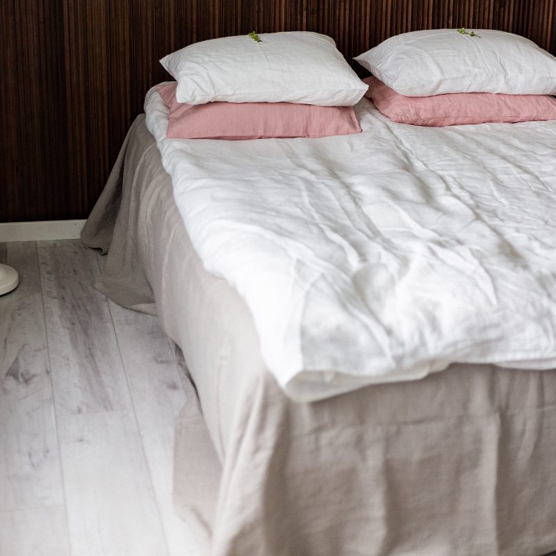 HEMPEA Duvet cover set for a double bed (large duvet cover + 2 pillowcases)