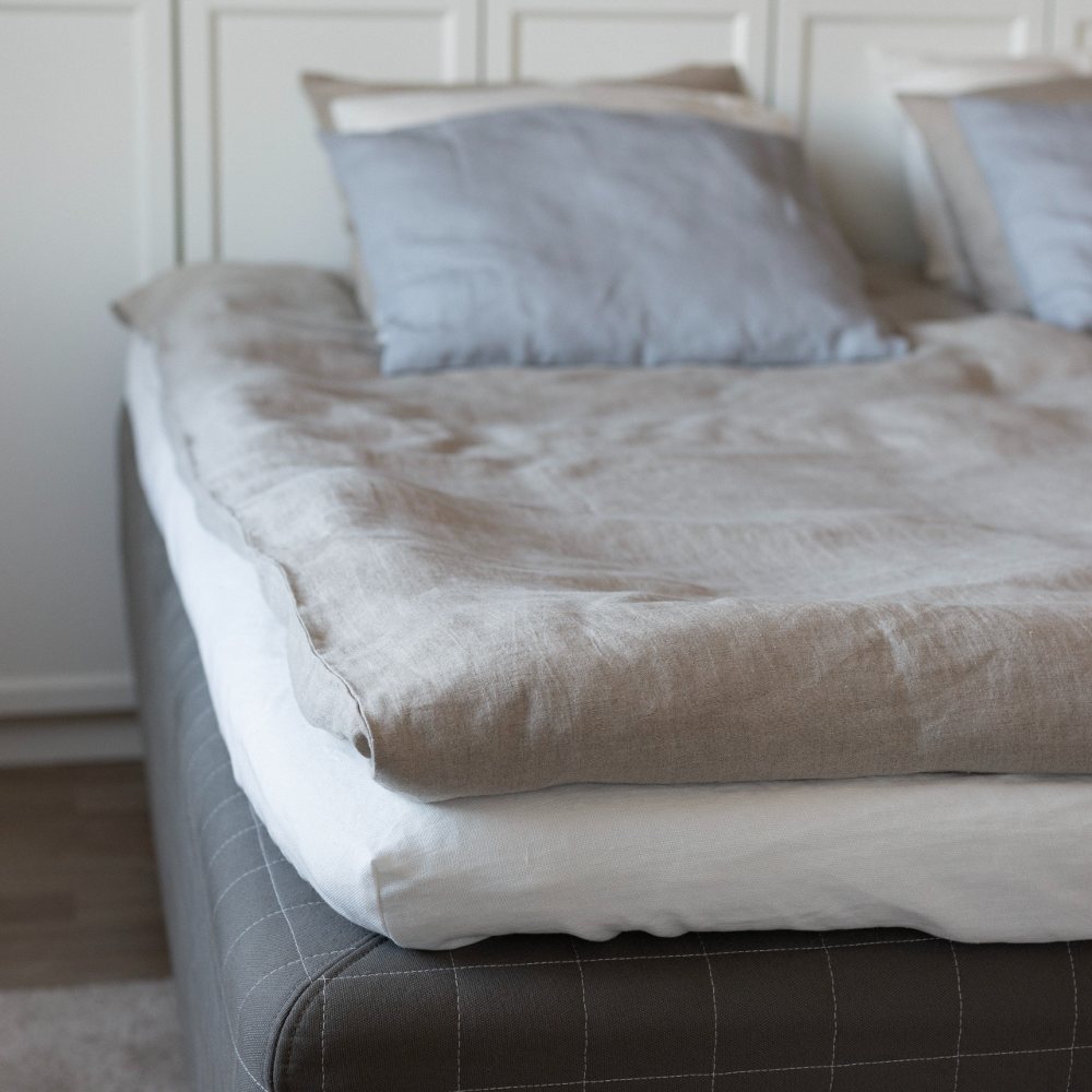 HEMPEA Duvet cover set for a double bed (large duvet cover + 2 pillowcases)